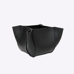 Porta Vaso de Flor  Soleta Sintética 15x15x16h | Preto