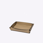 Porta Folhas A4 Soleta Sintética 34x25x6h | Taupe