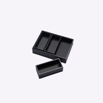 Bandejas Organizadoras 4 peças 30x22x6H | Preto