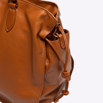 Bolsa Marcela Couro Plume | Chesnut