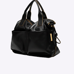 Bolsa Louise Couro  | Preto, Dourado