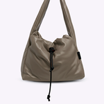 Bolsa Manoela Puffer Couro | Cimento