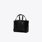 Bolsa Tote Audrey Mini Couro Tressê | Preto
