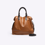 Bolsa Marcela Couro Plume | Chesnut, Café