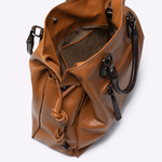 Bolsa Marcela Couro Plume | Chesnut, Café