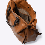 Bolsa Marcela Couro Plume | Chesnut, Café