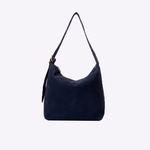 Bolsa Victoria Couro Camurça | Marinho