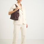 Bolsa Victoria Couro | Açaí
