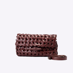 Bolsa Nádia Couro Tressê Nó | Açaí