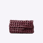 Bolsa Nádia Couro Tressê Nó | Açaí