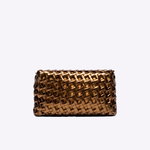 Bolsa Nádia Couro Tressê Nó | Bronze