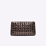 Bolsa Nádia Couro Tressê Nó | Pewter