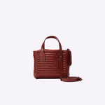 Bolsa Tote Audrey Mini Couro Tressê | Café