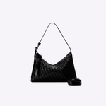 Bolsa Mini Solange Couro Tressê Tela | Preto