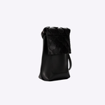 Porta Celular Tabata Couro Pirarucu | Preto