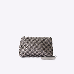 Bolsa Mini Lolla Clutch Tressê Nó | Chumbo