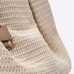Bolsa Heritage Couro Tressê | Off White