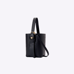 Bolsa Victoria Bucket Couro | Preto