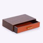 Cômoda com 1 Gaveta 25x15x6h | Imbuia, Conhaque