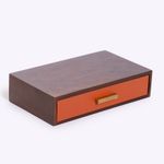 Cômoda com 1 Gaveta 25x15x6h | Imbuia, Conhaque