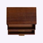 Cômoda com 2 Gavetas 25x15x12h | Imbuia, Mascavo