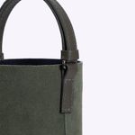 Porta Vinho em Camurça | Verde