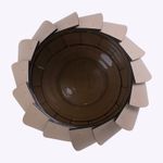 Terrário Hélice Vidro e Ecosola | Taupe