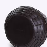 Vaso Tondo Maia Couro Tressê 18x28h | Café