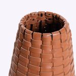 Vaso de Couro Tondo Fino 10x31h | Whisky