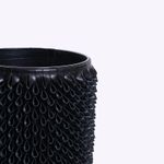 Vaso Acrílico Ouriço 20x30h | Preto