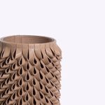 Vaso Acrílico Ouriço 10x30h | Taupe