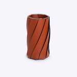 Vaso Hélice Cilindro Ecosola 12x31h | Conhaque