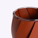 Vaso Hélice Cilindro Ecosola 12x31h | Conhaque