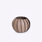 Vaso Hélice Cilindro Ecosola 16,5x17h | Taupe