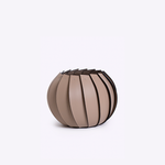 Vaso Hélice Cilindro Ecosola 16,5x17h | Taupe
