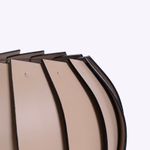 Vaso Hélice Cilindro Ecosola 16,5x17h | Taupe