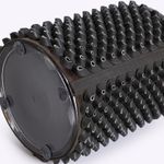Vaso Ouriço Couro e Vidro 18x24h | Militar