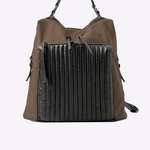 Mochila Selena Tecido Tecnológico | Cimento, Preto