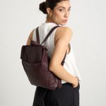 Mochila Isadora Couro | Preto