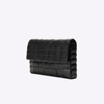 Bolsa Dominó Couro Tressê | Preto