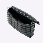 Bolsa Dominó Couro Tressê | Preto