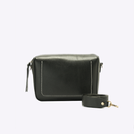 Bolsa Maya Grande Couro | Preto