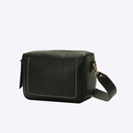 Bolsa Maya Grande Couro | Preto