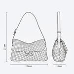 Bolsa Emma Couro Tressê Nó | Açaí