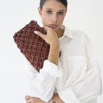 Bolsa Mini Lolla Clutch Tressê Nó | Chumbo