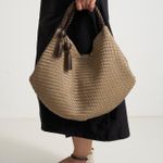 Bolsa Maitê Couro Tressê | Militar