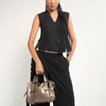 Bolsa Mini Lívia Couro | Preto