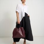 Bolsa Eliana Grande Couro | Chesnut