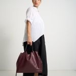 Bolsa Eliana Grande Couro | Chesnut