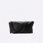 Bolsa Denise Carteiro Couro Tressê Tela | Preto